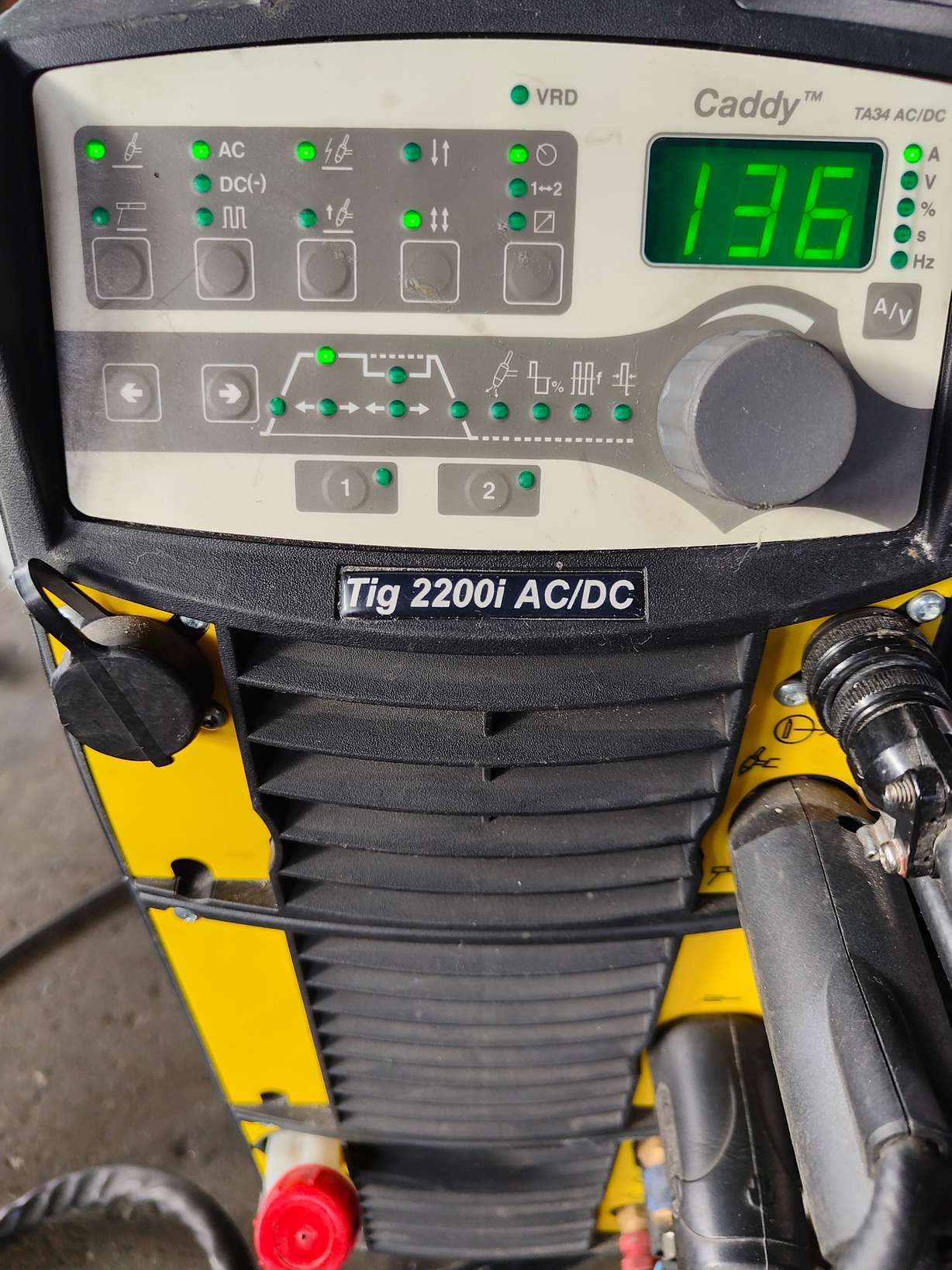 SALDATRICE ESAB CADDY TIG 2200i AC/DC 220V - immagine 6