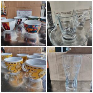 SET TAZZINE DA BAR E BICCHIERI COCA COLA NUOVI